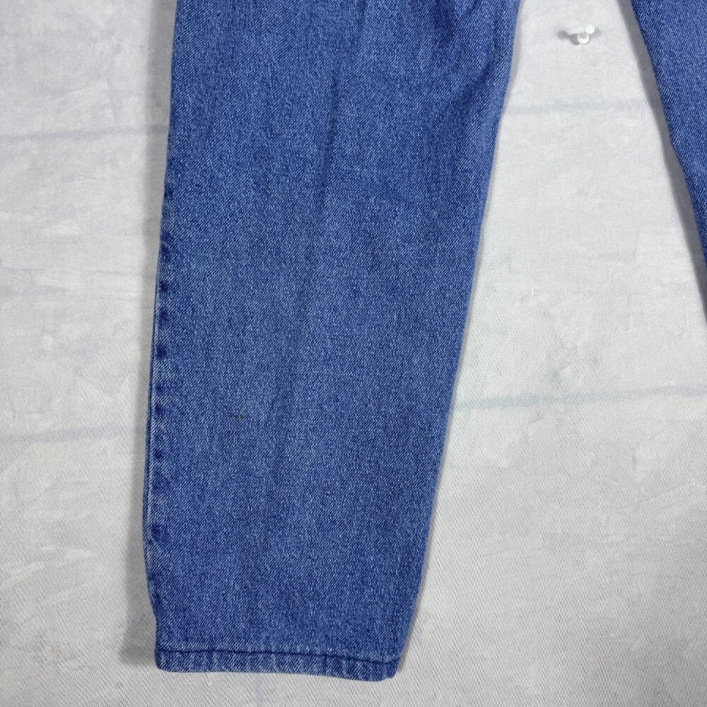 Lee Women's Mom Jeans Blue Denim Elastic Waist High Waisted 5-Pocket 6 Medium‎ - Picture 10 of 16
